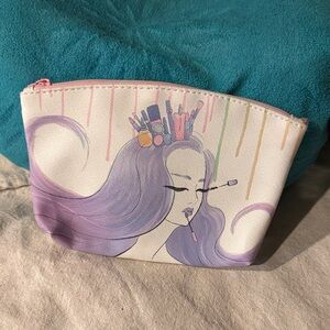 ipsy Purple and Pink Cosmetic Bag